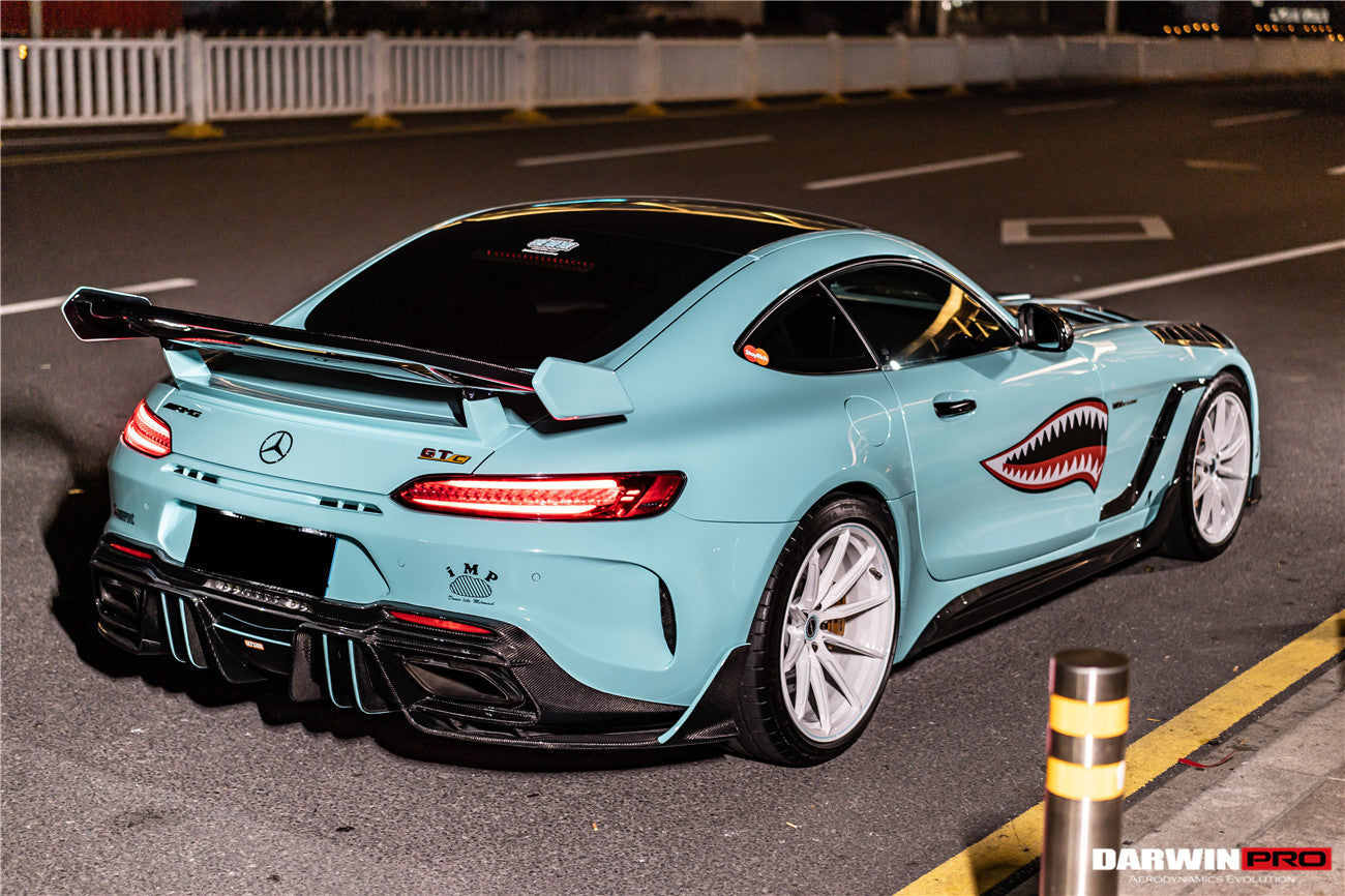 2017-2021 Mercedes Benz AMG GTC IMPII Part Carbon Fiber Rear Bumper With Exhasust tips - DarwinPRO Aerodynamics