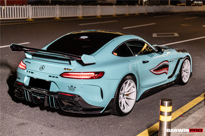 2017-2021 Mercedes Benz AMG GTC IMPII Part Carbon Fiber Rear Bumper With Exhasust tips - DarwinPRO Aerodynamics