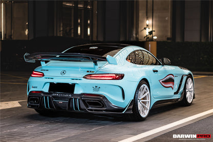 2017-2021 Mercedes Benz AMG GTC IMPII Part Carbon Fiber Rear Bumper With Exhasust tips - DarwinPRO Aerodynamics