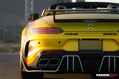 2017-2021 Mercedes Benz AMG GTC IMPII Part Carbon Fiber Rear Bumper With Exhasust tips - DarwinPRO Aerodynamics