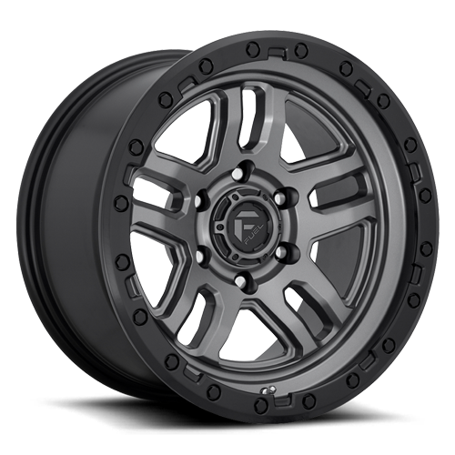 Fuel Off-Road AMMO D701 17x9 -12 6x139.7mm 106.1mm Matte Gunmetal Black Bead Ring