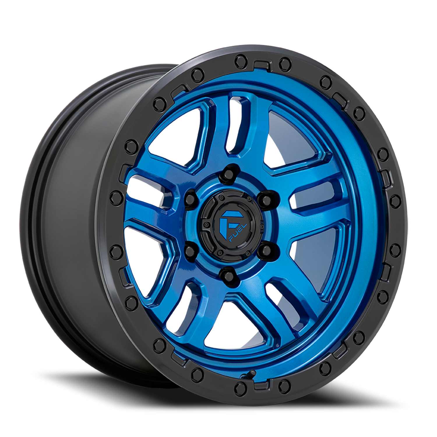Fuel Off-Road AMMO D790 17x9 -12 5x127mm 71.5mm Blue Black Lip