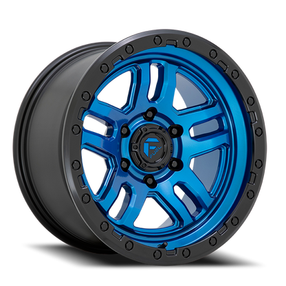 Fuel Off-Road AMMO D790 17x9 -12 5x127mm 71.5mm Blue Black Lip