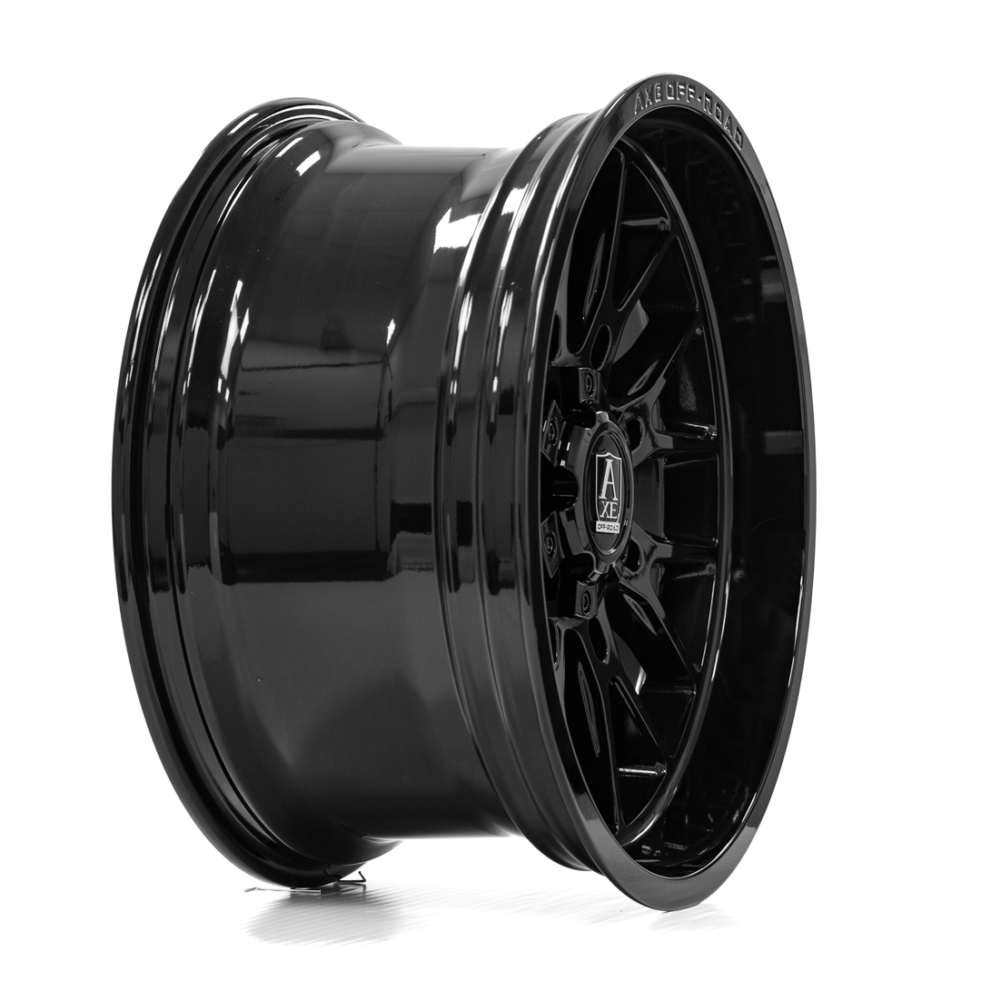 AXE WHEELS ATLAS GLOSS BLACK 20x10 ET-19 6x139 (Square Set of 4)
