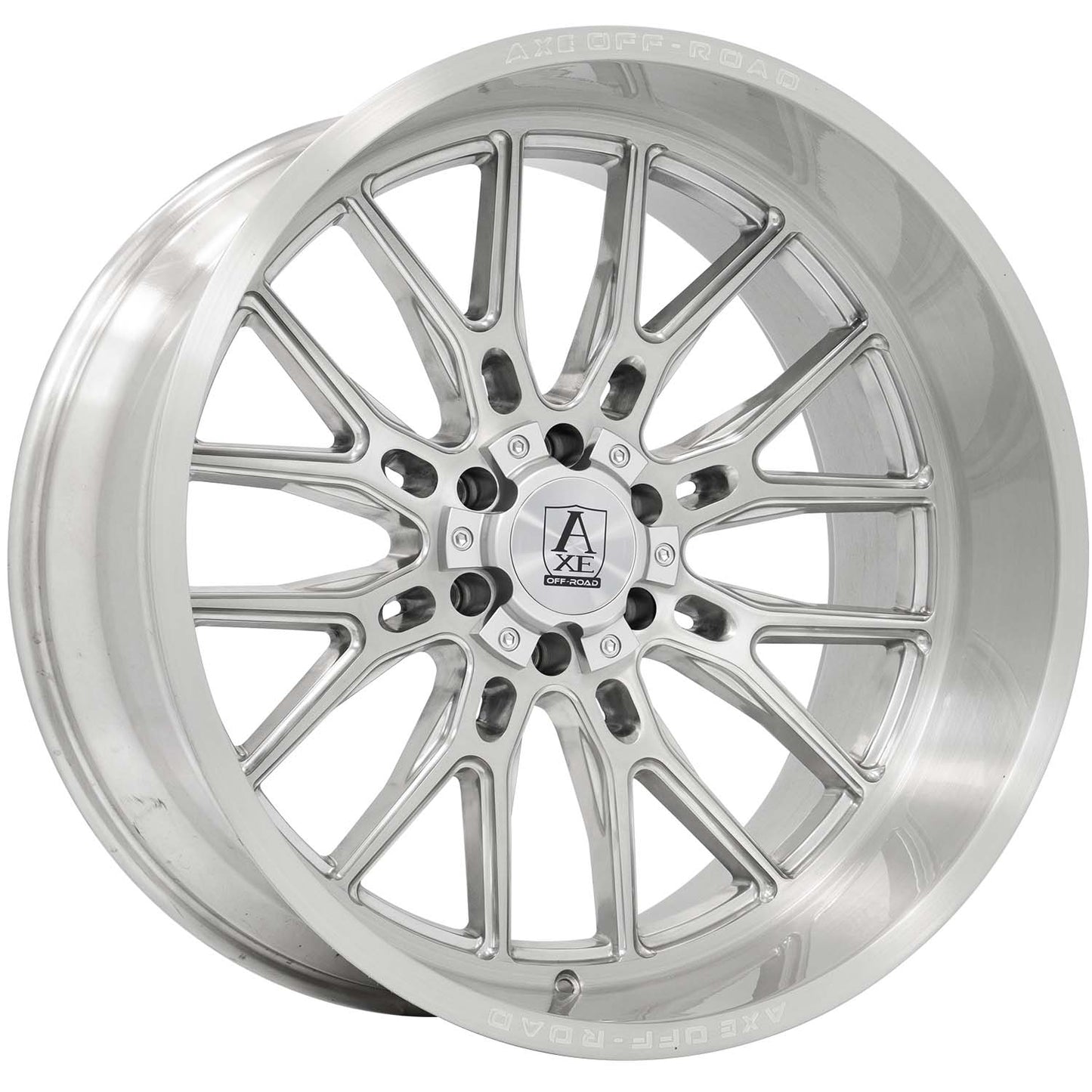AXE WHEELS ATLAS SILVER 24x12 ET-44 8x170 (Square Set of 4)