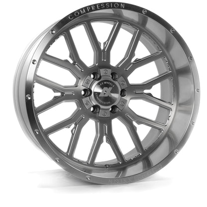 AXE WHEELS AX6.1 SILVER 24x12 ET-44 8x165 (Square Set of 4)