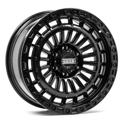 AXE WHEELS TRITON SATIN BLACK 17x9 ET-15 5x127 (Square Set of 4)