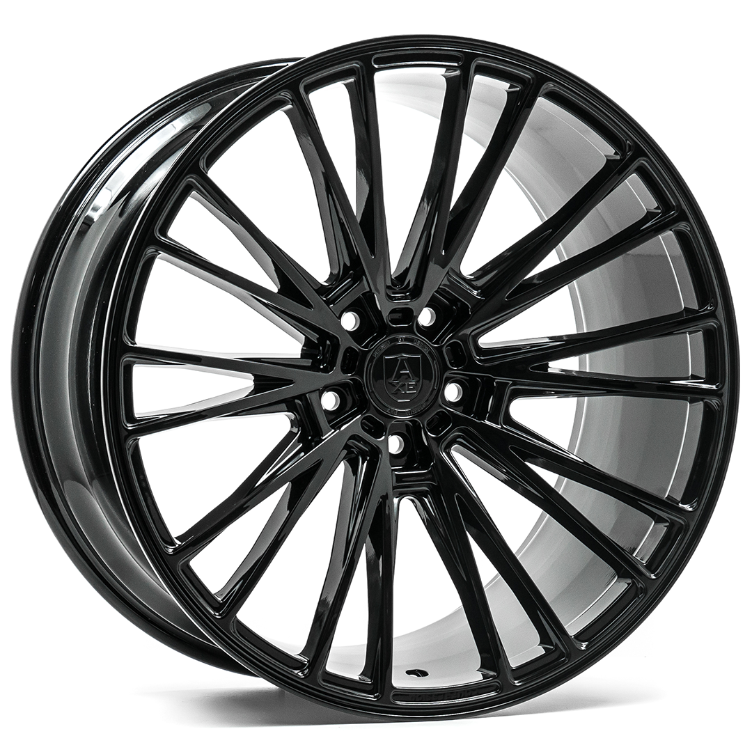 AXE WHEELS CF2 GLOSS BLACK 22x10.5 ET25,32,35,38 5x130 (Square Set of 4)