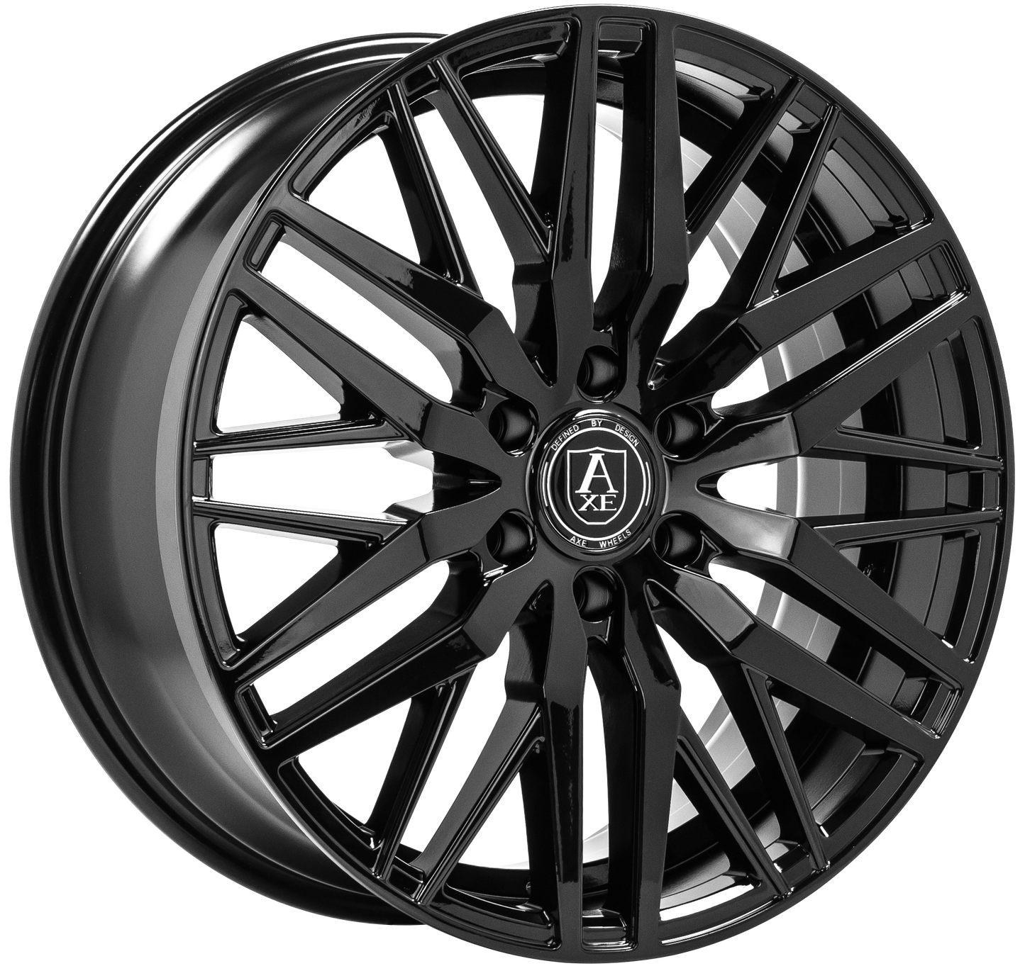 AXE WHEELS EX30 Sprinter GLOSS BLACK 20x8.5 ET45 6x130 (Square Set of 4)
