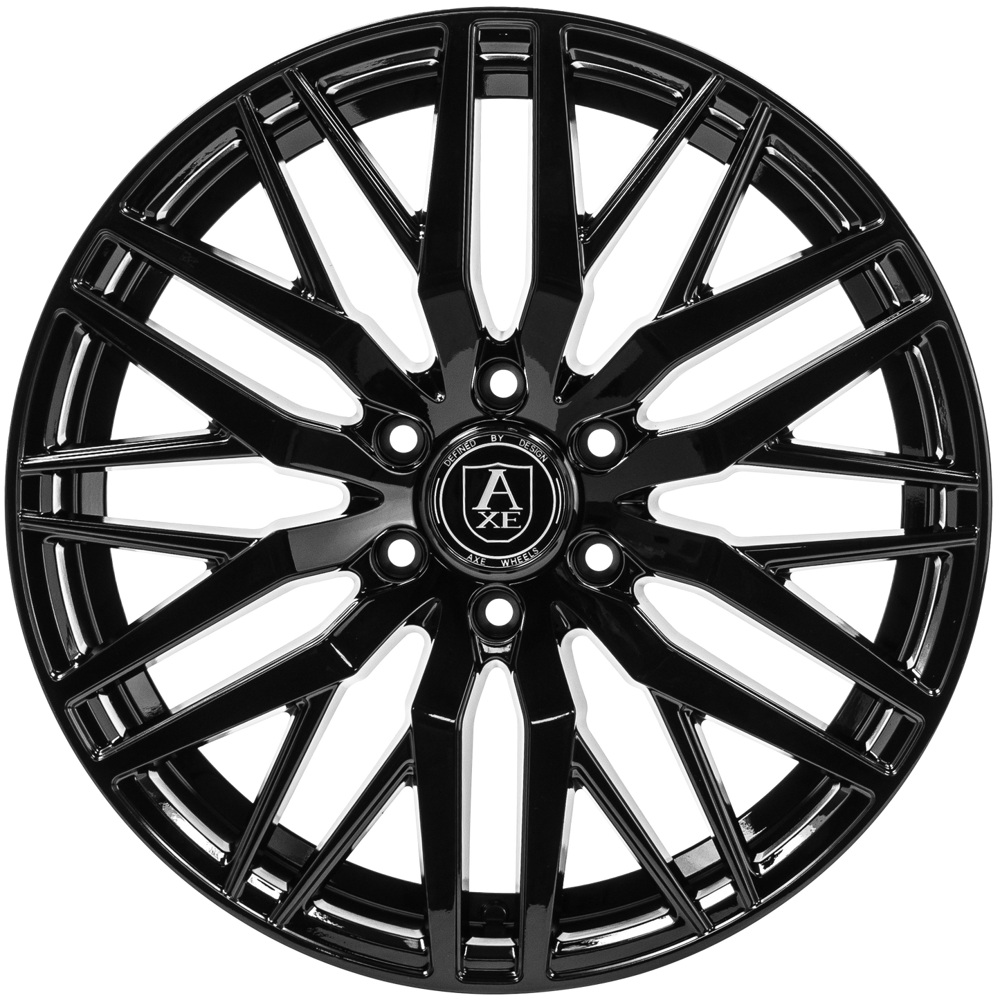 AXE WHEELS EX30 Sprinter GLOSS BLACK 20x8.5 ET45 6x130 (Square Set of 4)