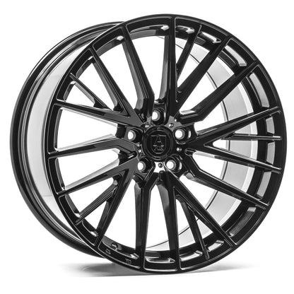 AXE WHEELS EX40 GLOSS BLACK 20x8.5 ET25 5x108 (Square Set of 4)