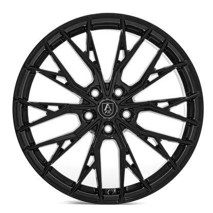 AXE WHEELS EX42 GLOSS BLACK 19 (19x8.5 / 19x9.5) 5x120 (Staggered Set of 4)