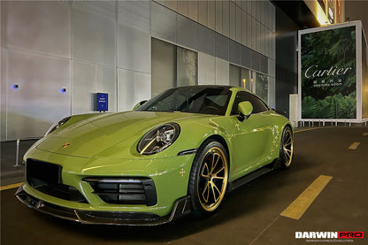 2019-2023 Porsche 911 992 Carrera/Targa S/4/4S SD-Sport Design Modl BKSS Style Front Lip - DarwinPRO Aerodynamics