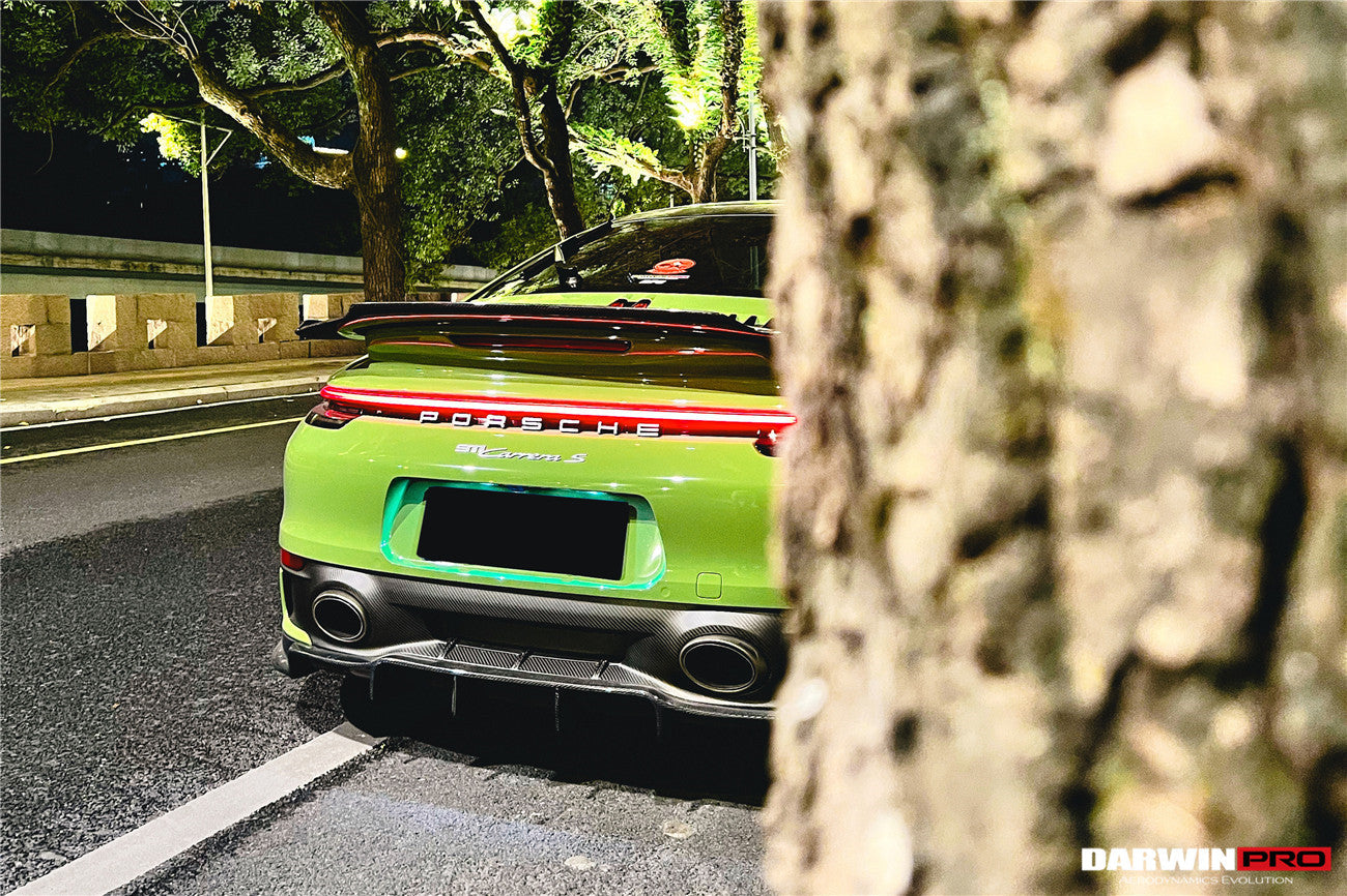 2019-2023 Porsche 911 992 Carrera/Targa S/4/4S/GTS SD-Sport Design Rear Lip (Dont Fit Normal Bumper) - DarwinPRO Aerodynamics