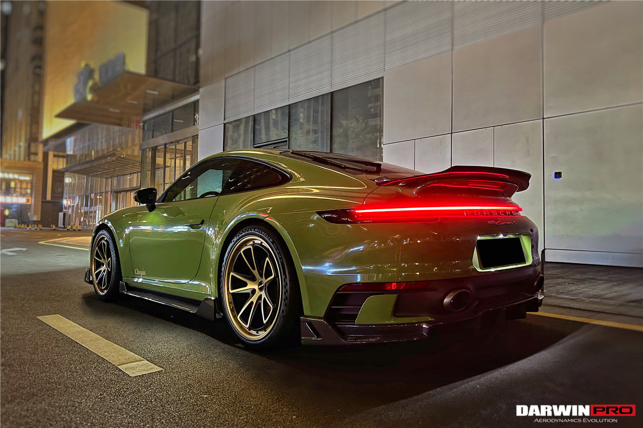 2019-2023 Porsche 911 992 Carrera/Targa S/4/4S SD-Sport Design Modl BKSS Style Rear Lip - DarwinPRO Aerodynamics