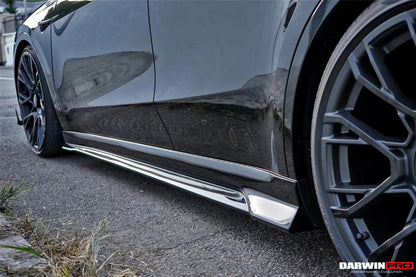 2020-2023 Tesla Model Y IMP Performance Carbon Fiber Side Skirts - DarwinPRO Aerodynamics