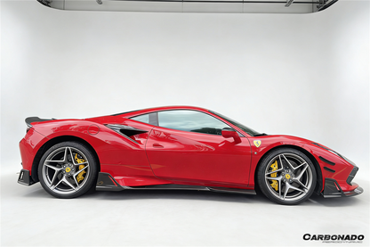 2019-2024 Ferrari F8 MSY Style Autoclave Carbon Fiber Quarter Panel Side Scoops
