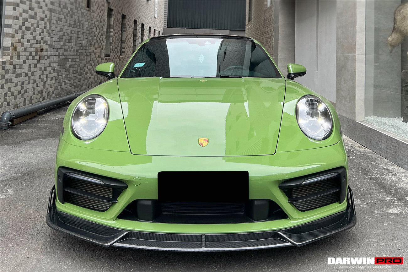 2019-2023 Porsche 911 992 Carrera/Targa S/4/4S SD-Sport Design Modl BKSS Style Front Lip - DarwinPRO Aerodynamics
