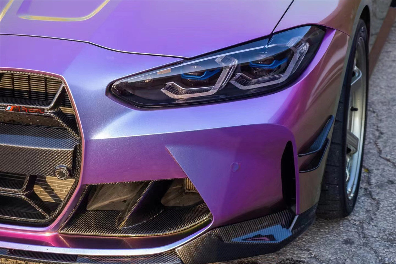 2021-UP BMW M3 G80 M4 G82/G83 MP Style Carbon Fiber Front Bumper Air Vents - Carbonado