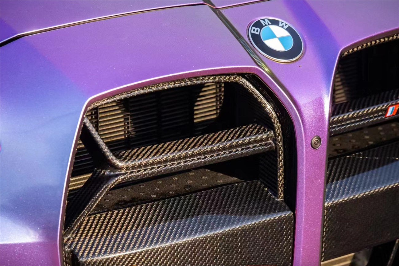 2021-UP BMW M3 G80 M4 G82/G83 OD Style DRY Carbon Fiber Gril (NO ACC) - Carbonado