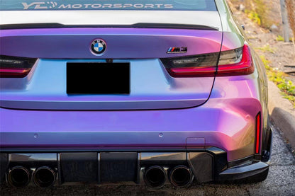 2021-UP BMW M4 G82/G83/G80 M3 MP Style Carbon Fiber Quad Rear Lip - Carbonado