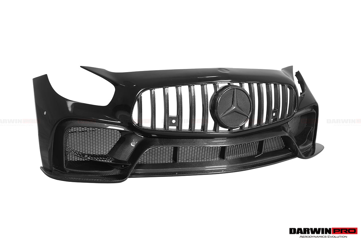 2015-2016 Mercedes Benz AMG GT/GTS IMP Performance Part Carbon Fiber Front Bumper w/ Grill - DarwinPRO Aerodynamics