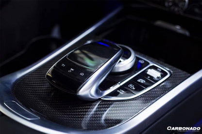2019-2022 Mercedes Benz W464 G550 & G63AMG G-Class Dry Carbon Fiber Center Console Replacement - Carbonado