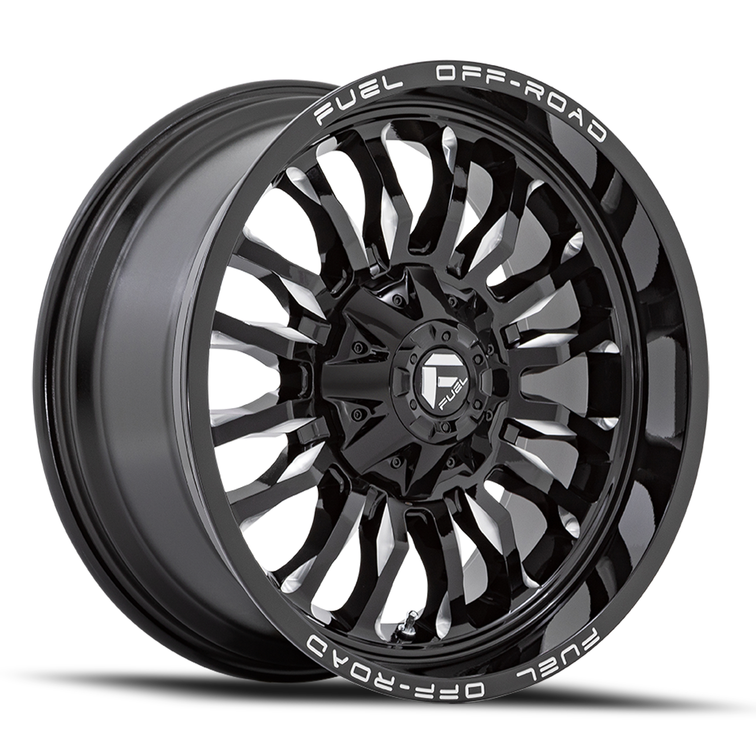 Fuel Off-Road Arc D795 22x10 -18 8x165.1mm 125.1mm Gloss Black Milled