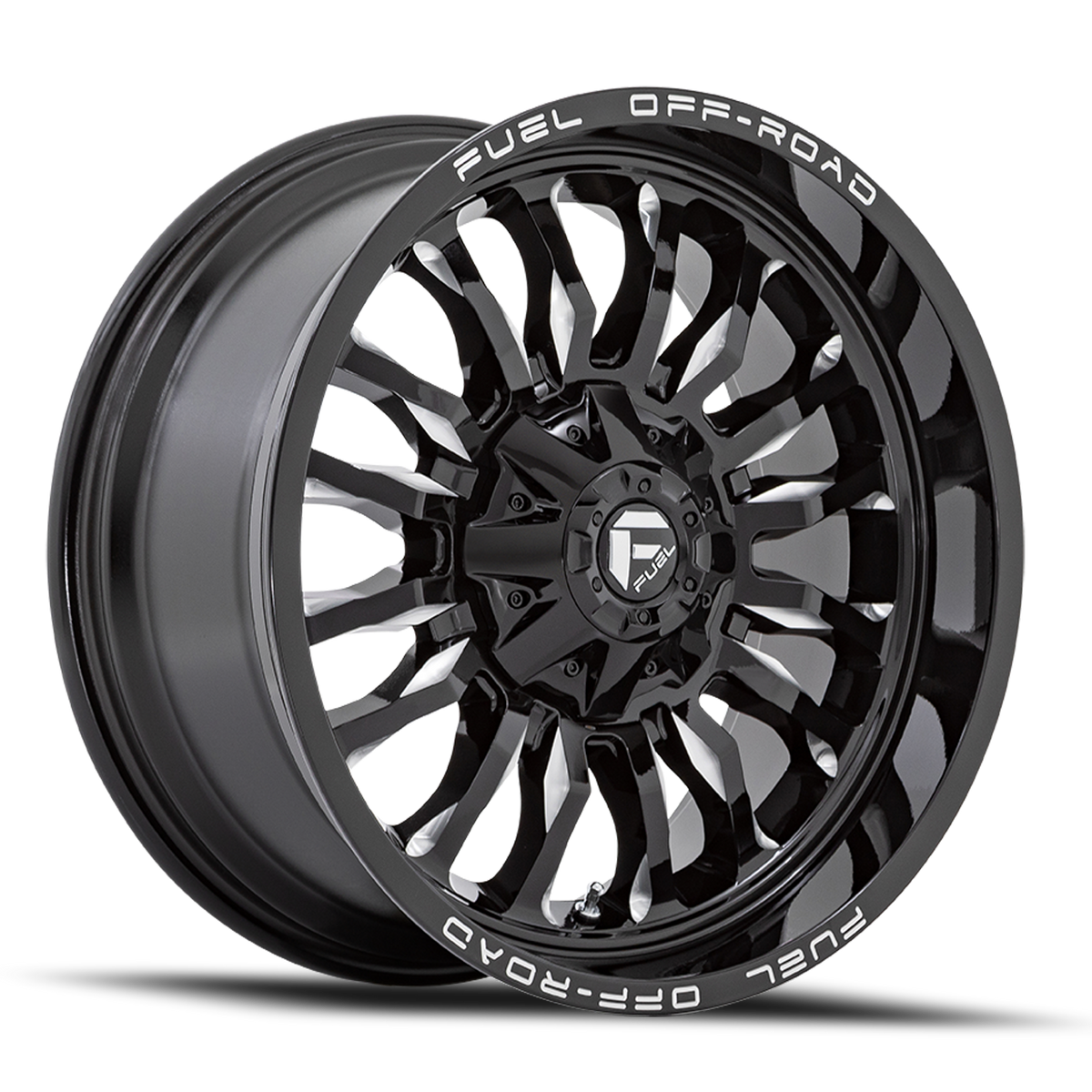 Fuel Off-Road Arc D795 22x10 -18 8x170mm 125.1mm Gloss Black Milled