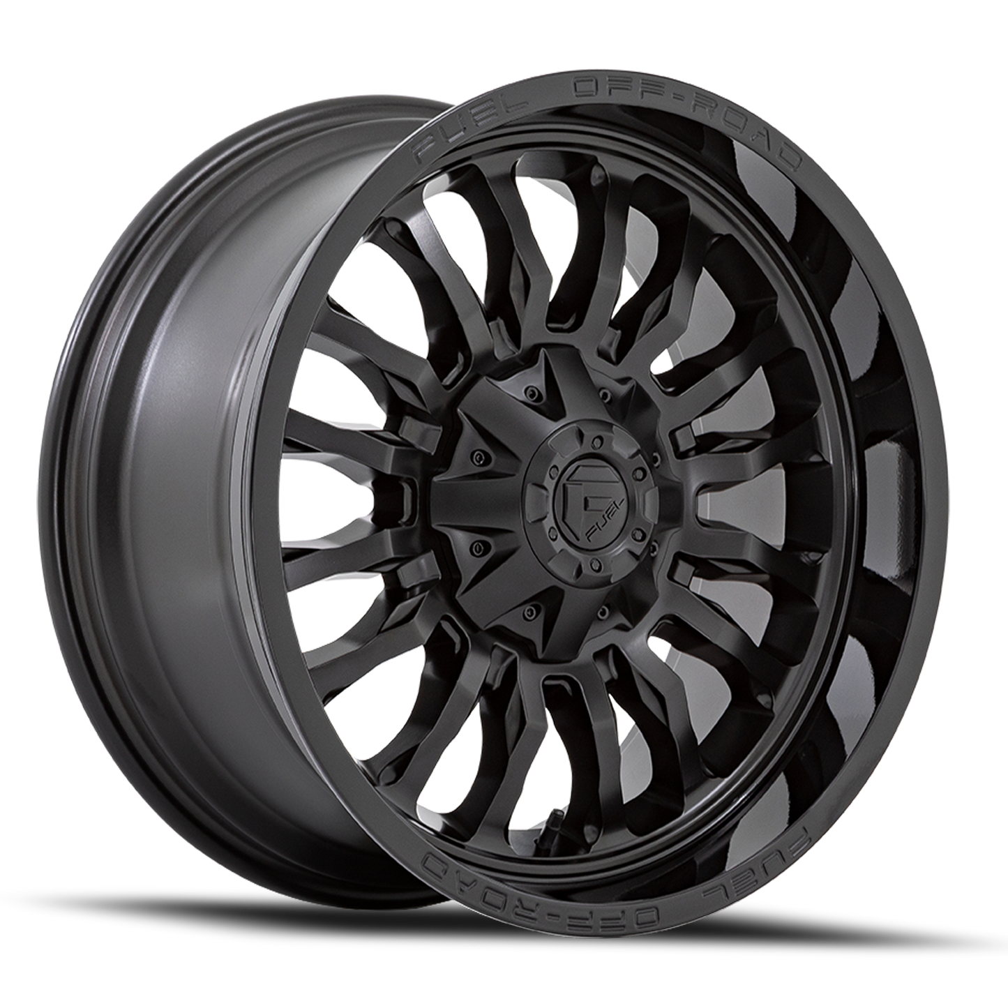 Fuel Off-Road Arc D796 20x10 -18 5x127/5x139.7mm 87.1mm Matte Black Gloss Black Lip