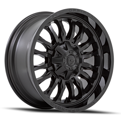 Fuel Off-Road Arc D796 22x10 -18 8x180mm 124.2mm Matte Black Gloss Black Lip
