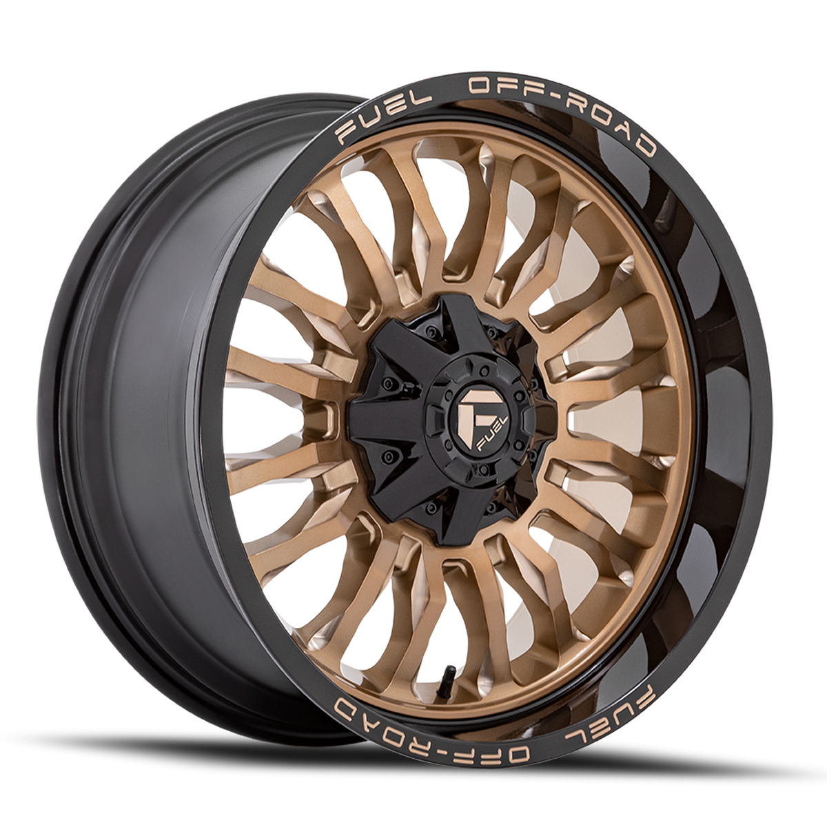 Fuel Off-Road Arc D797 20x10 -18 8x165.1mm 125.1mm Platinum Bronze Black Lip