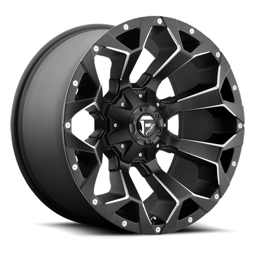 Fuel Off-Road Assault D546 17x9 +1 8x165.1mm 125.2mm Matte Black Milled