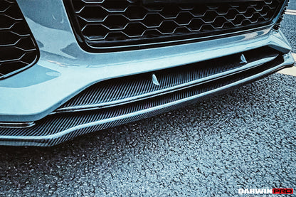 2013-2018 Audi RS6 Avant Carbon Fiber Carbon Fiber Front Lip