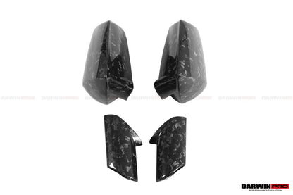 2011-2016 Lamborghini Aventador LP700 Coupe/Roadster Dry Carbon Fiber Mirror Housing eplacement - DarwinPRO Aerodynamics