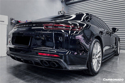 2017-2023 Porsche Panamera 971 4S/4/GTS OD Style Carbon Fiber Rear Lip - Carbonado Aero