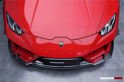 2015-2022 Lamborghini Huracan EVO 4WD ONLY BKSS Style Carbon Front Lip - DarwinPRO Aerodynamics