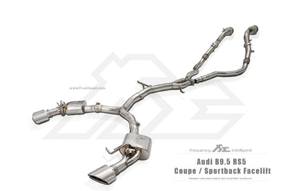 Fi Exhaust Cat-Back Exhaust System For Audi RS4 / RS5 (B9.5) (OPF) 2020+