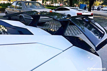 2011-2021 Lamborghini Aventador LP700 LP740 Coupe/Roadster DC Style Carbon Fiber Trunck Spolier - Carbonado Aero