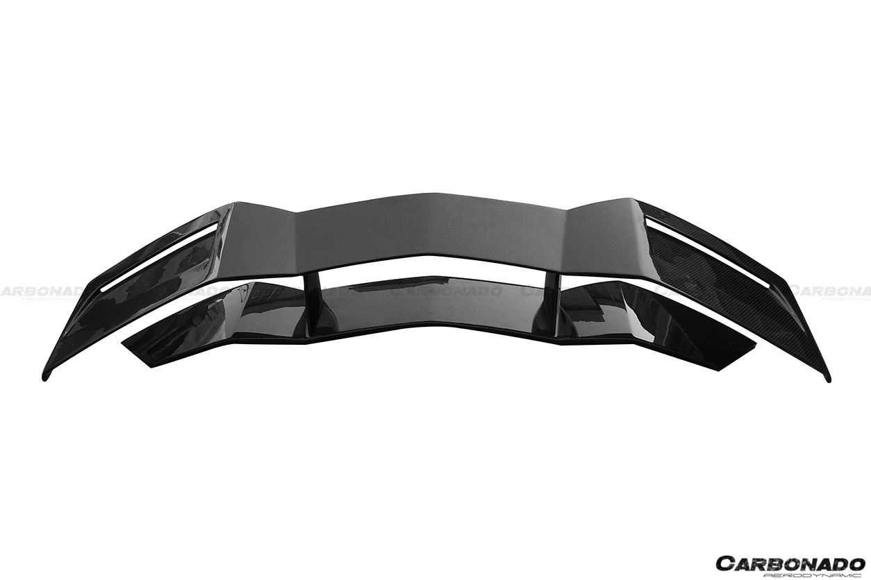 2011-2021 Lamborghini Aventador LP700 LP740 Coupe/Roadster DC Style Carbon Fiber Trunck Spolier - Carbonado Aero