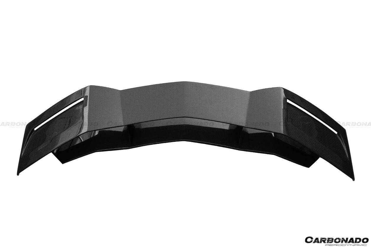 2011-2021 Lamborghini Aventador LP700 LP740 Coupe/Roadster DC Style Carbon Fiber Trunck Spolier - Carbonado Aero