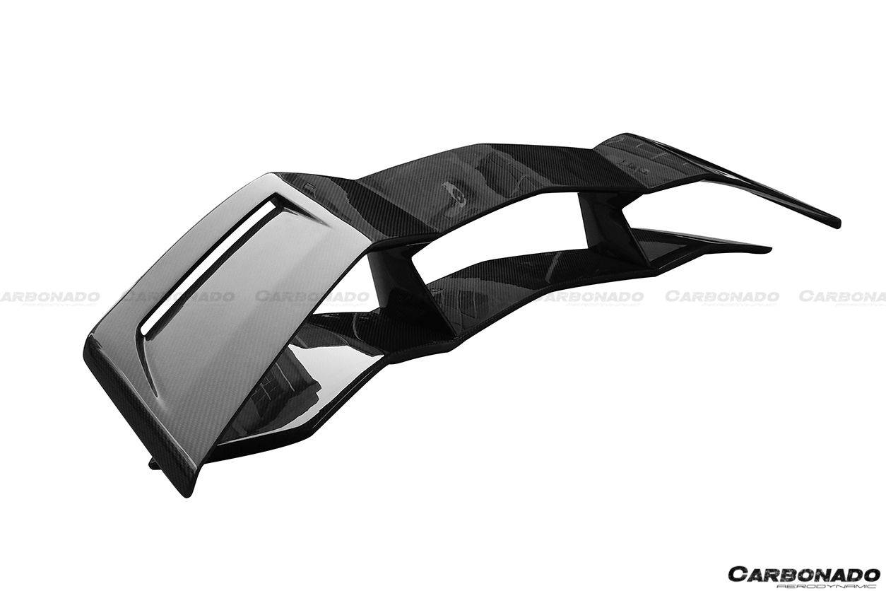 2011-2021 Lamborghini Aventador LP700 LP740 Coupe/Roadster DC Style Carbon Fiber Trunck Spolier - Carbonado Aero