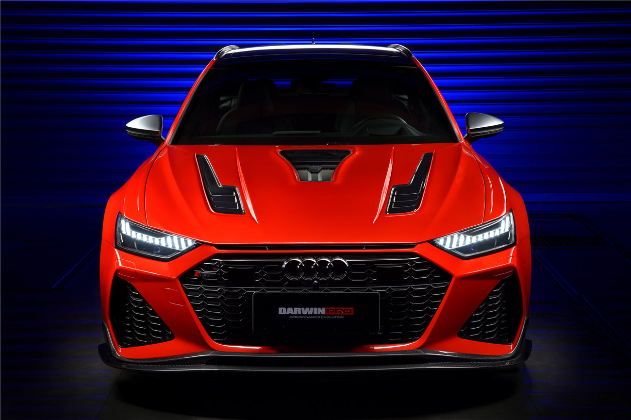 2019-2022 Audi RS6 Avant C8 BKSS Style Front Lip - DarwinPRO Aerodynamics