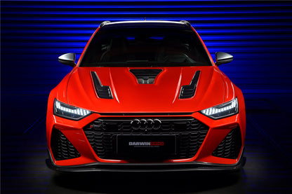 2019-2022 Audi RS6 Avant C8 BKSS Style Front Lip - DarwinPRO Aerodynamics