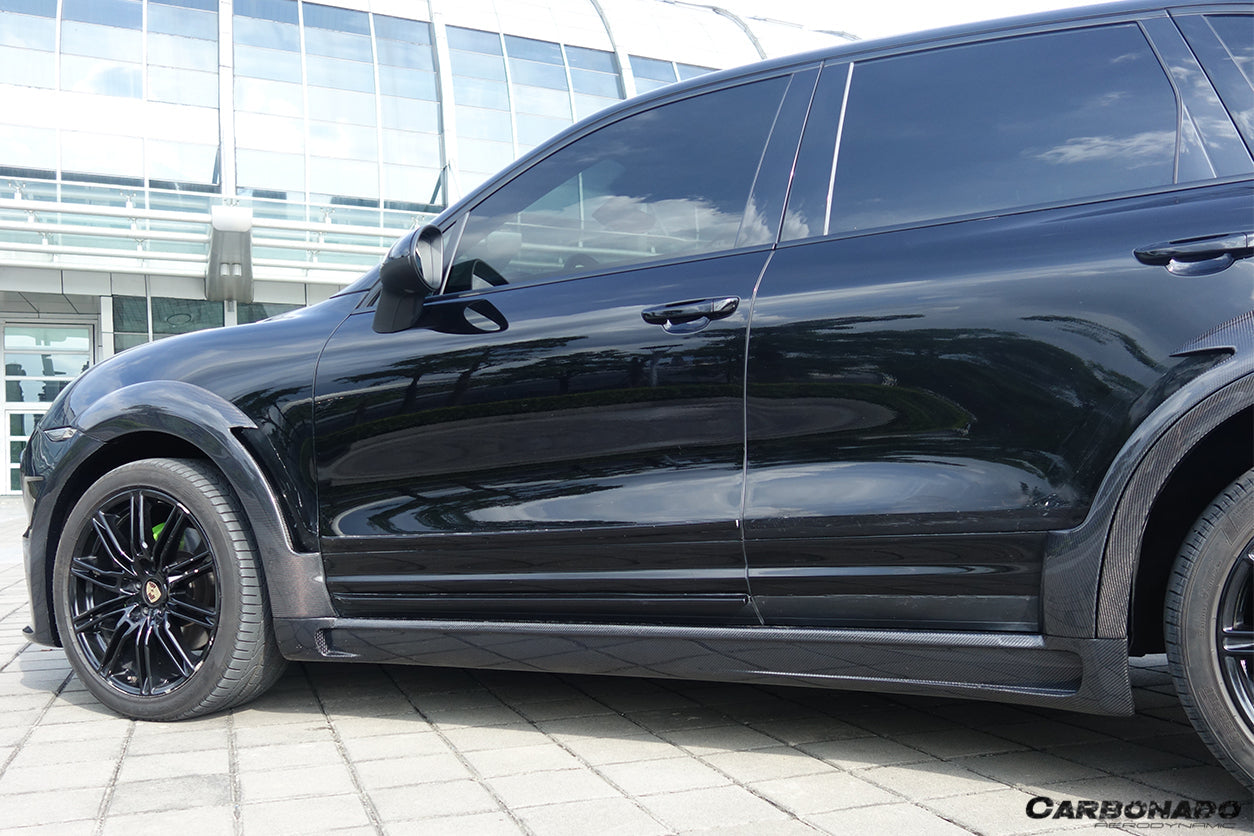 2011-2014 porsche Cayenne 958.1 HM Style Wide Body Kit - Carbonado