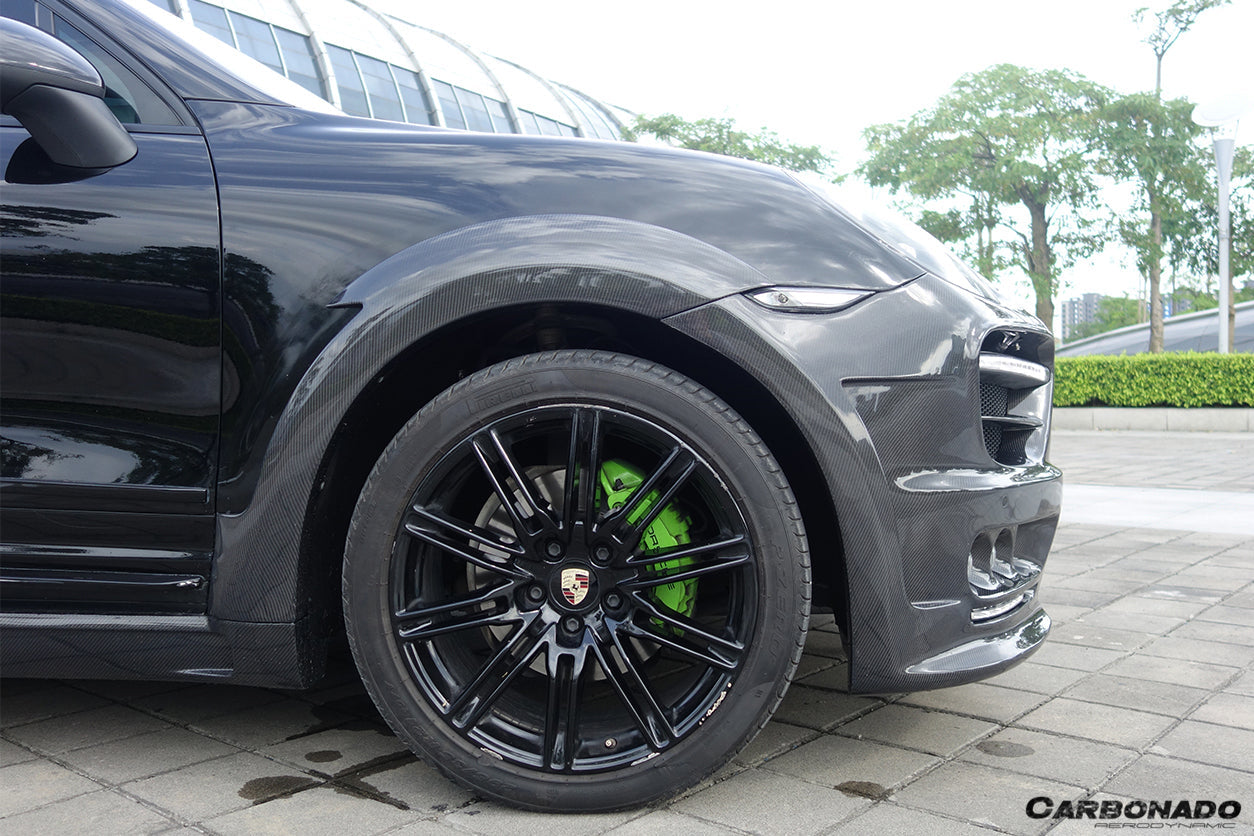 2011-2014 porsche Cayenne 958.1 HM Style Wide Body Kit - Carbonado