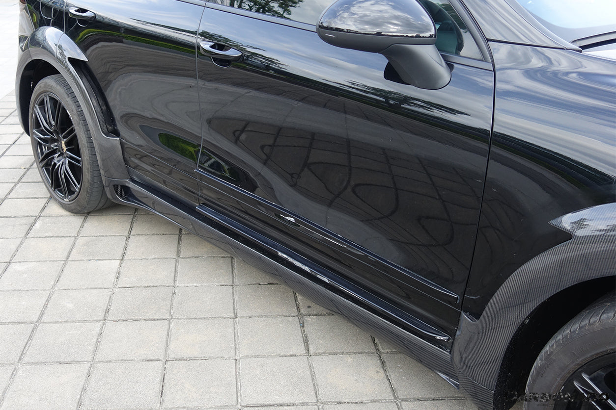 2011-2014 porsche Cayenne 958.1 HM Style Wide Body Kit - Carbonado