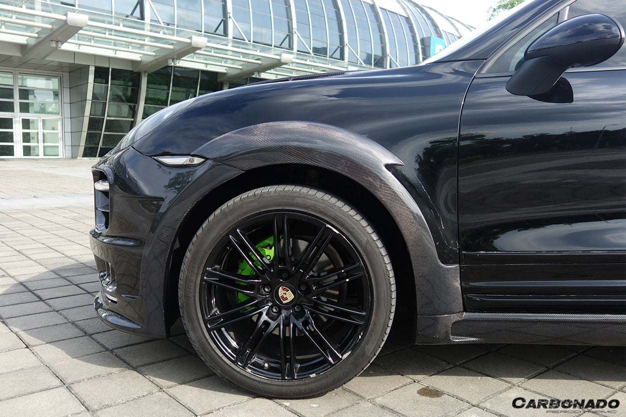 2011-2014 porsche Cayenne 958.1 HM Style Wide Body Kit - Carbonado