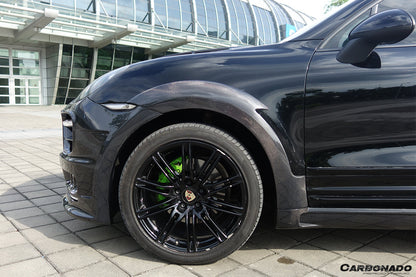 2011-2014 porsche Cayenne 958.1 HM Style Wide Body Kit - Carbonado