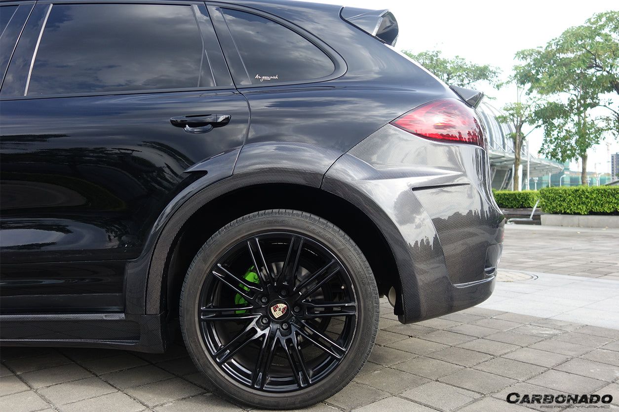 2011-2014 porsche Cayenne 958.1 HM Style Wide Body Kit - Carbonado